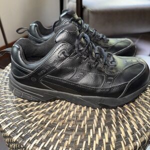 Red Wings Safety Shoes Mens 8.5 Black Leather Aluminum‎ Toe Workwear 8337 SD